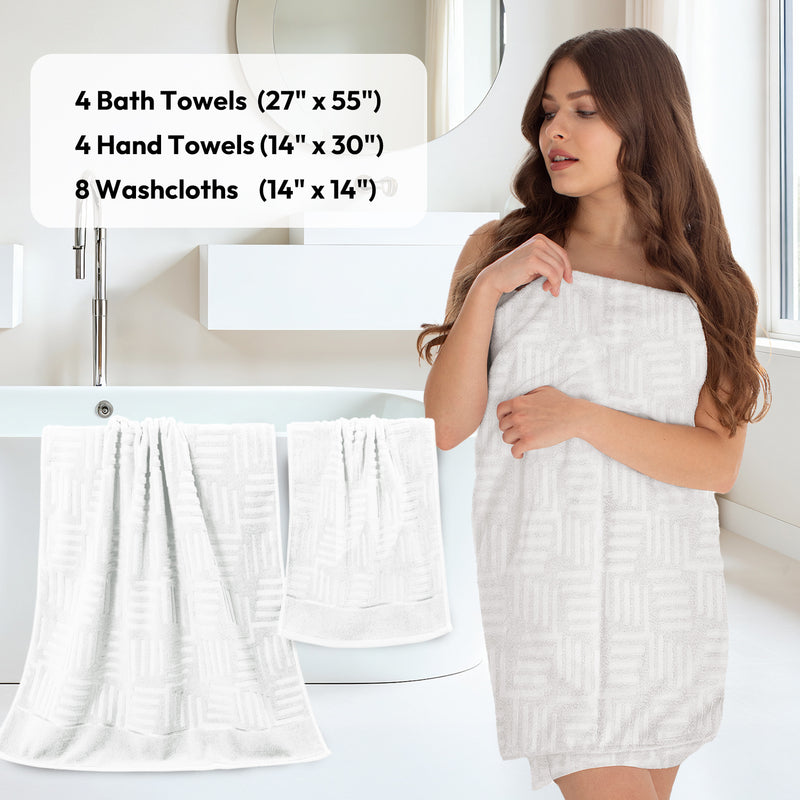 Premium Cotton Bath Towel Set for Ultimate Comfort and Absorbency