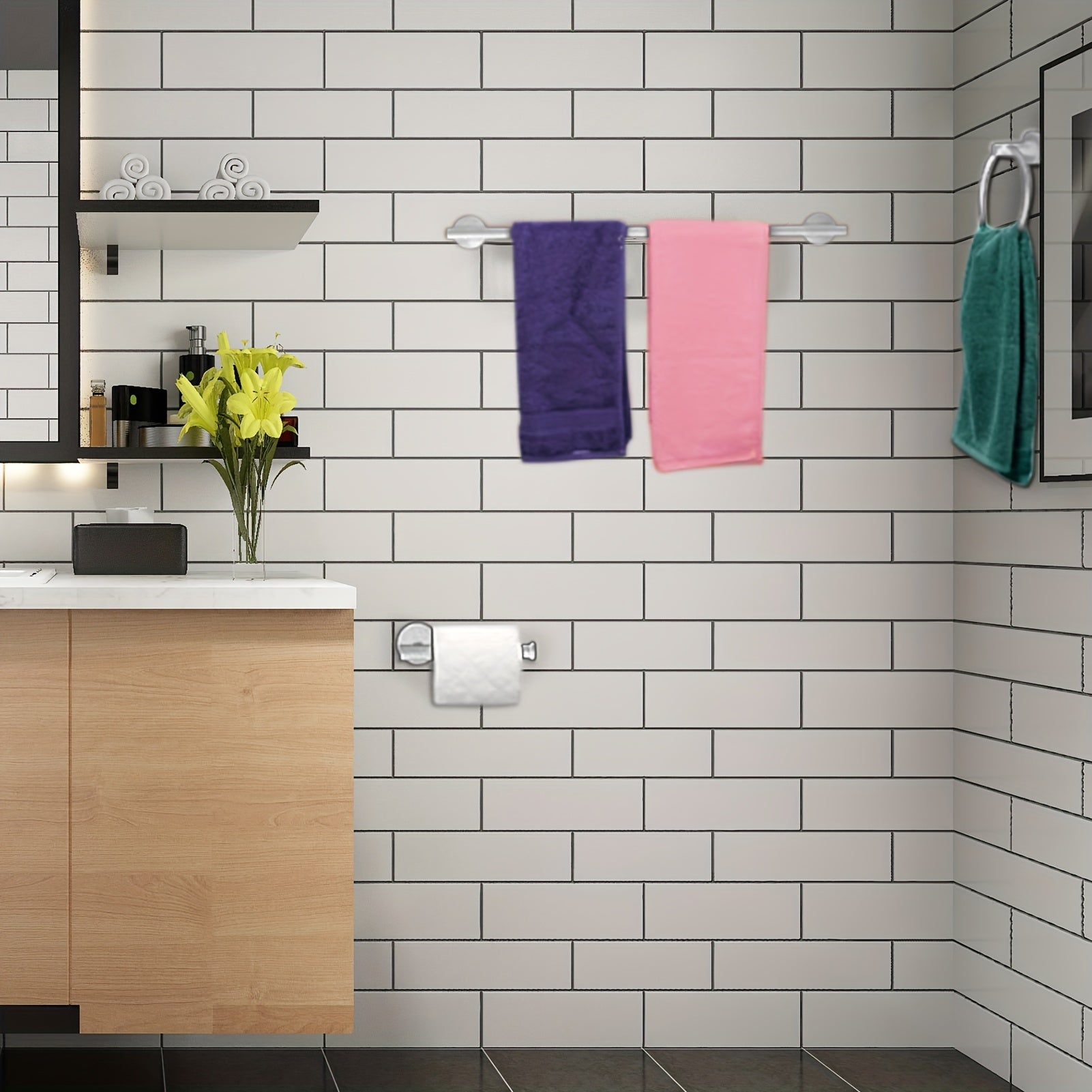 Modern 10 Piece Bathroom Accessory Set for Stylish Home Decor