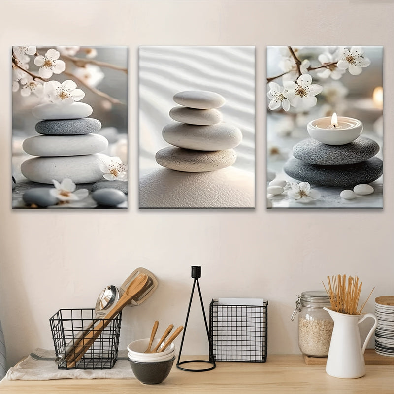 Mirrors and Frames/Modern Zen Canvas Wall Art for Stylish Home Decor