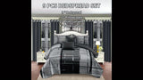 Elegant 9 Piece Bedding Set for Stylish Bedroom Makeover