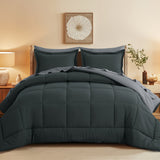 Luxurious Reversible Bedding Set Microfiber Bed in a Bag