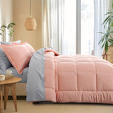 Luxurious Reversible Bedding Set Microfiber Bed in a Bag