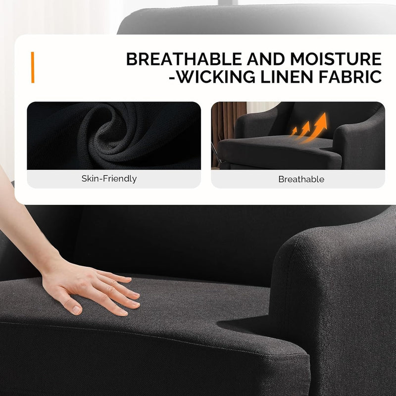 Mid Century Modern Upholstered Lounge Chair for Stylish Living