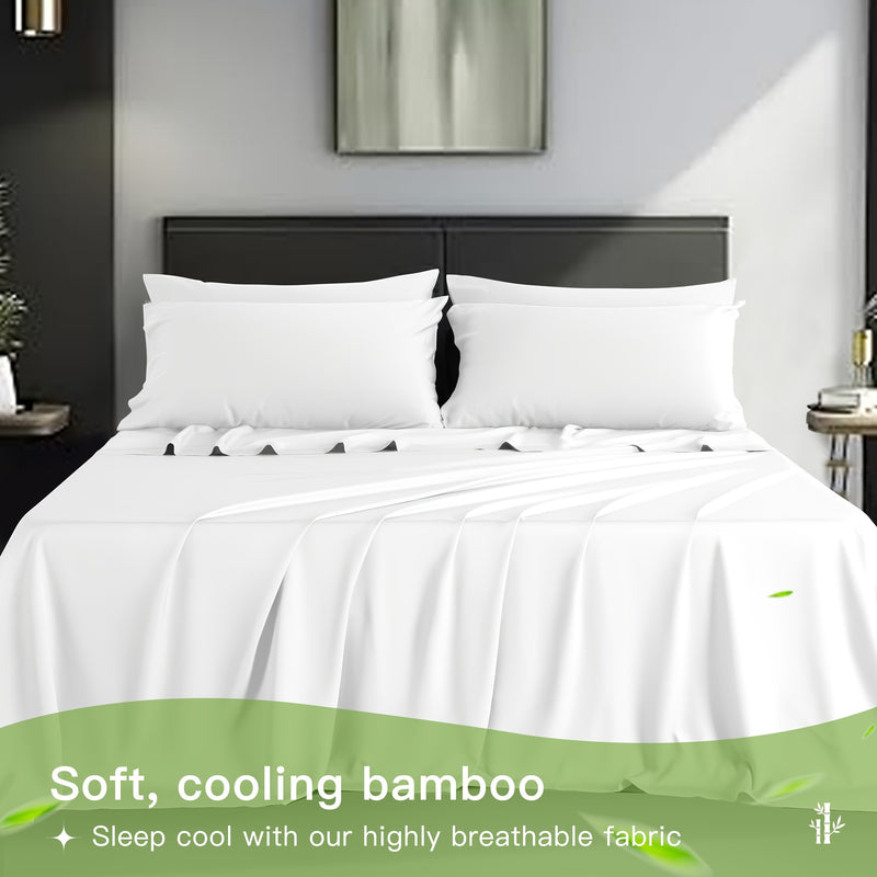 Luxury Bamboo Bed Sheets Set for Ultimate Comfort and Breathability