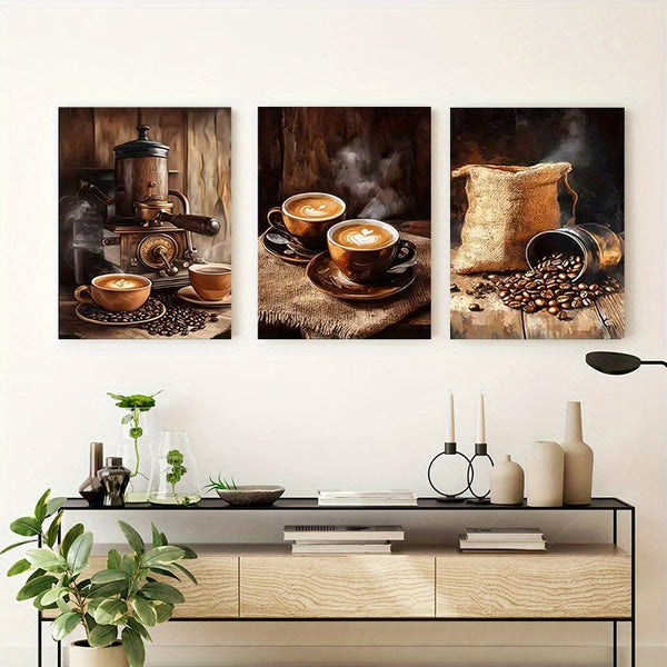 Mirrors and Frames/Exquisite Wooden Frame Canvas Art Poster Set for Home