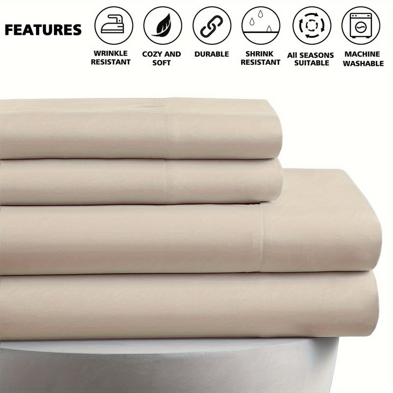 Luxury Microfiber Sheet Set for Ultimate Comfort and Style