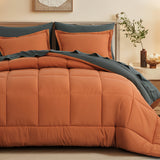 Luxurious Reversible Bedding Set Microfiber Bed in a Bag