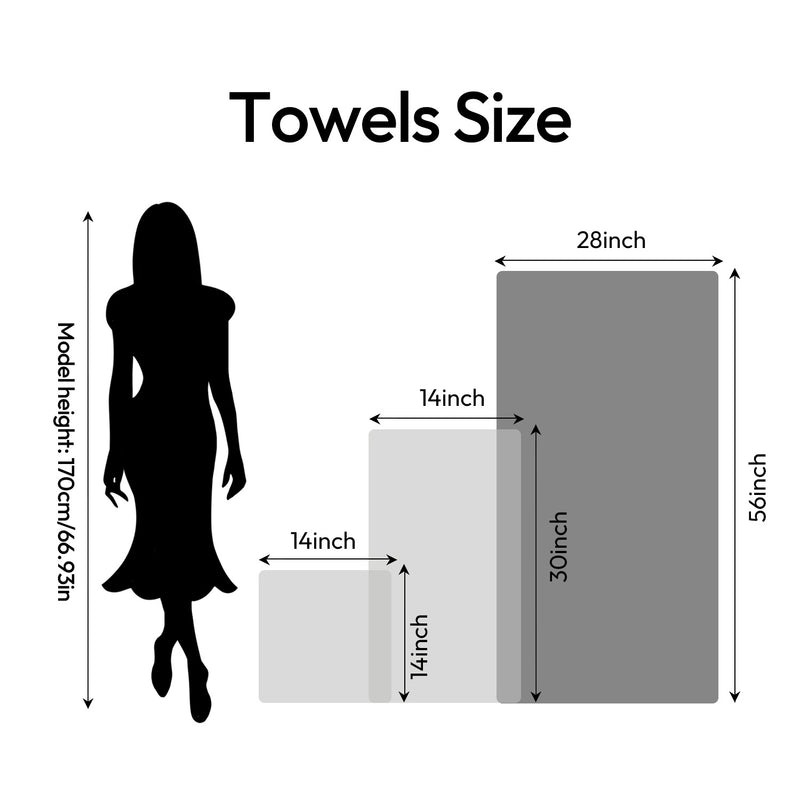 Premium Cotton Bath Towel Set for Ultimate Comfort and Absorbency