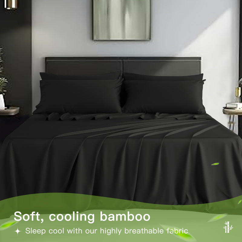 Luxury Bamboo Bed Sheets Set for Ultimate Comfort and Breathability