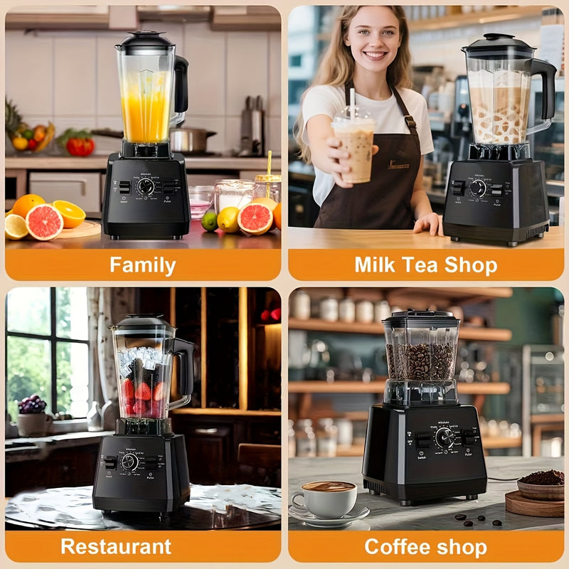 Professional Smoothie Blender with Powerful Motor and Dual Containers