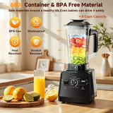 Professional Smoothie Blender with Powerful Motor and Dual Containers