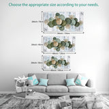 Mirrors and Frames/Abstract Green Canvas Wall Art for Modern Home Decoration