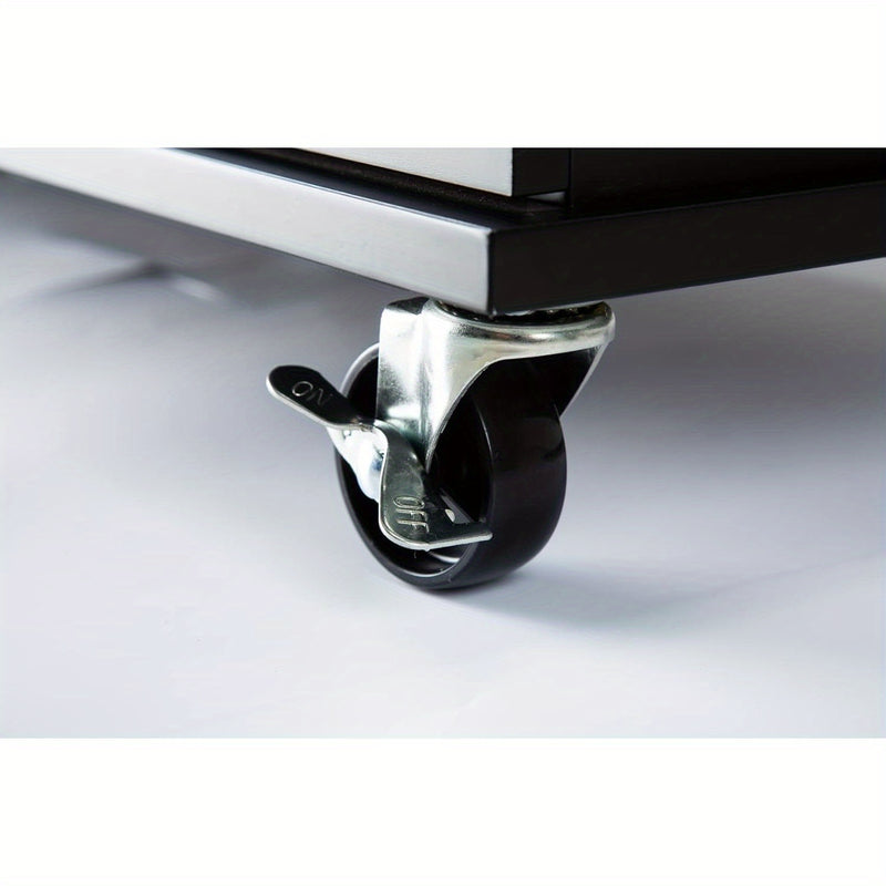 Rolling Kitchen Island Cart with Drop Leaf and Ample Storage