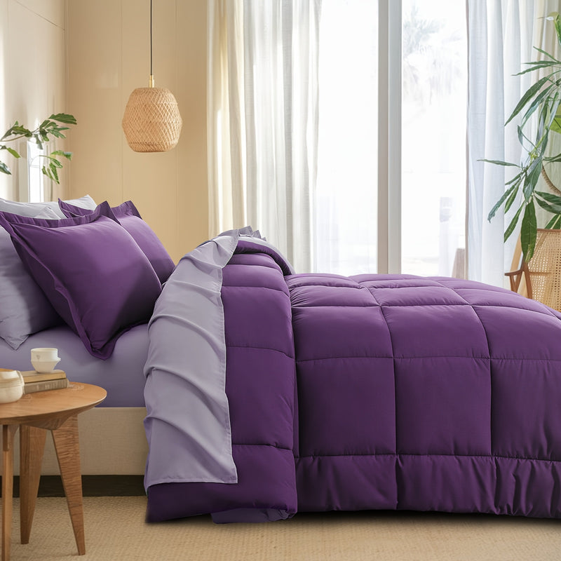 Luxurious Reversible Bedding Set Microfiber Bed in a Bag