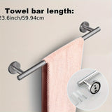 Modern 10 Piece Bathroom Accessory Set for Stylish Home Decor