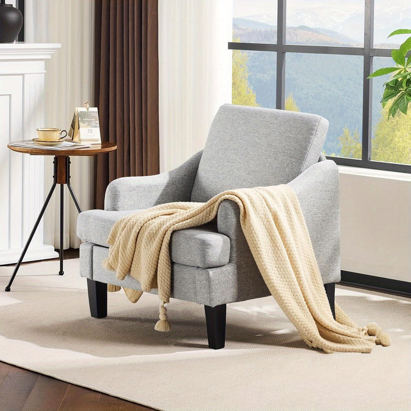 Mid Century Modern Upholstered Lounge Chair for Stylish Living