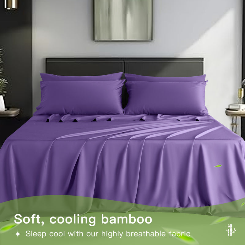 Luxury Bamboo Bed Sheets Set for Ultimate Comfort and Breathability