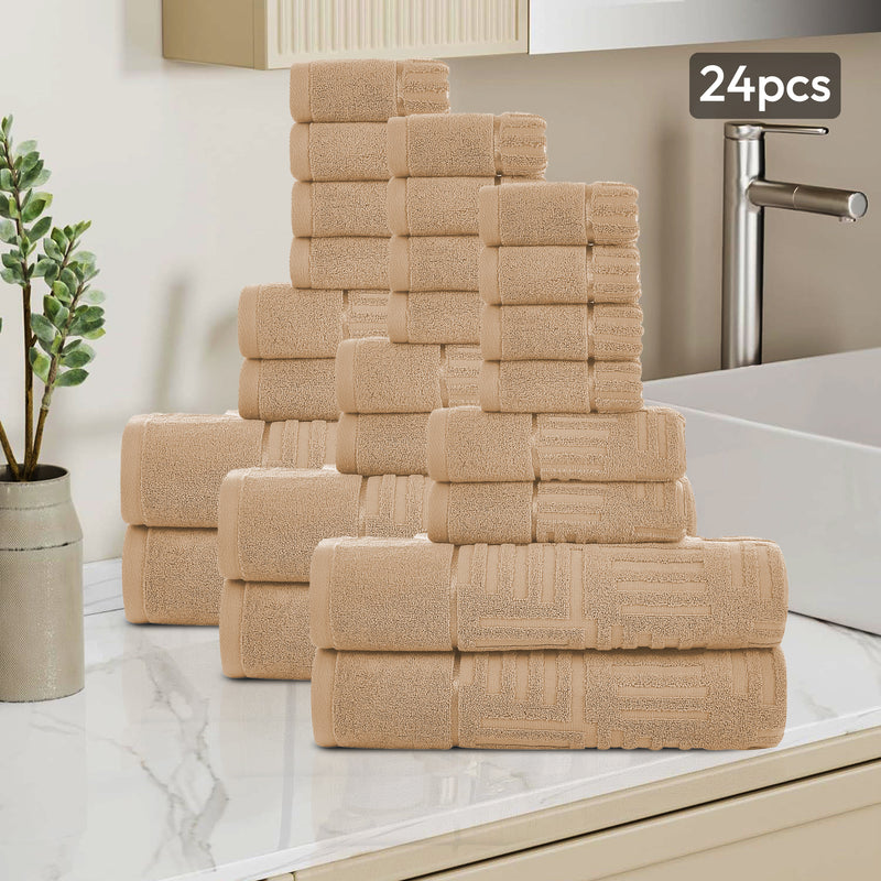 Premium Cotton Bath Towel Set for Ultimate Comfort and Absorbency