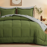 Luxurious Reversible Bedding Set Microfiber Bed in a Bag