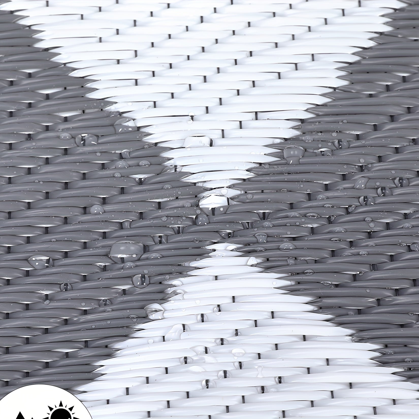 Outdoor Non Slip Area Rug for Camping and Patio Use