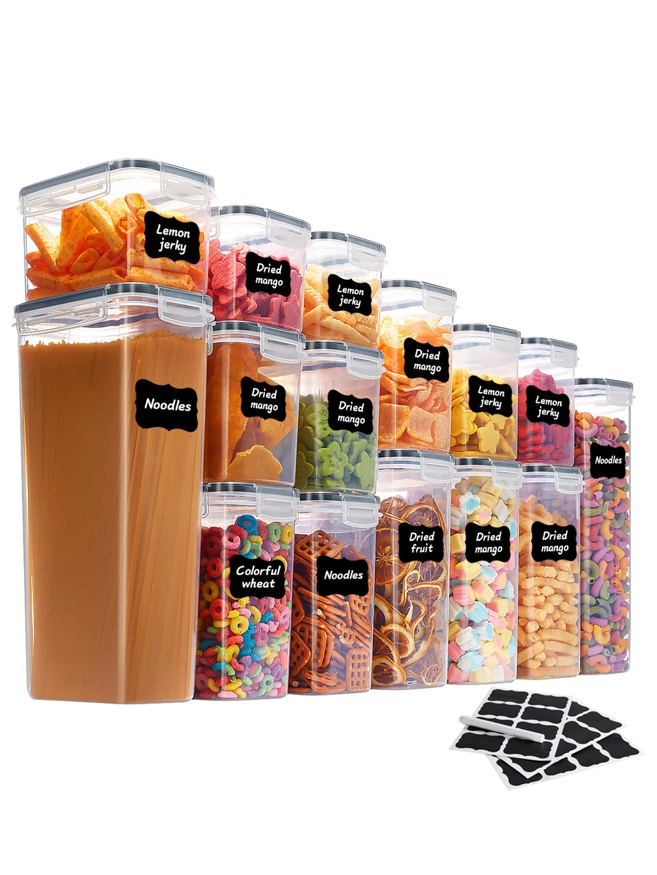 Airtight Grain Storage Containers for Kitchen Organization