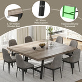 Farmhouse Rectangular Dining Table For Modern Dining Rooms