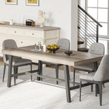Farmhouse Rectangular Dining Table For Modern Dining Rooms