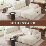 Cloud Sectional Sofa With Deep Seat Memory Foam Sleeper