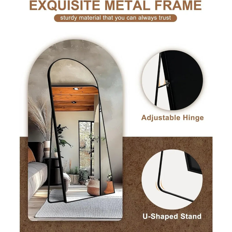 Full Length Wall Mirror Standing Full Body Floor Mirror