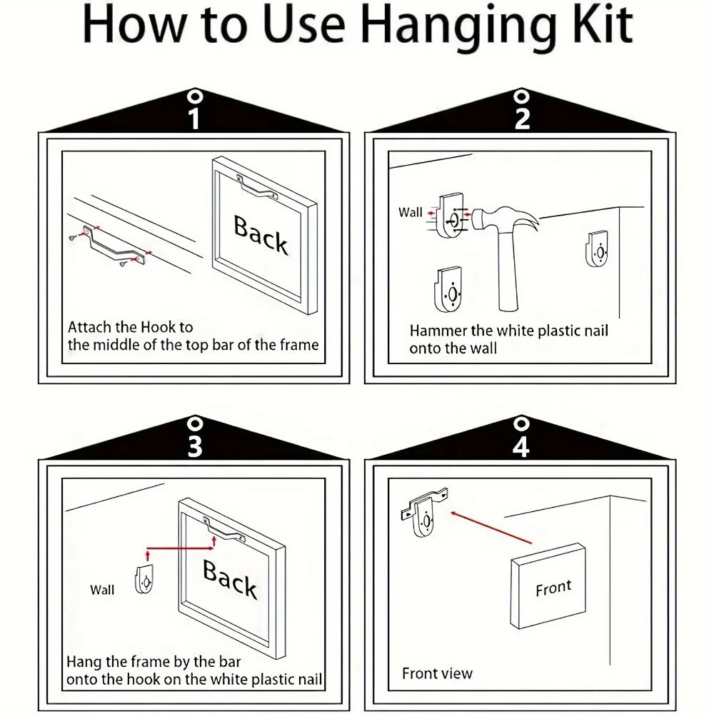 Mirrors and Frames/Elegant Abstract Canvas Wall Art for Living Rooms