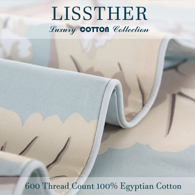 Luxury 600 Thread Count Egyptian Cotton Duvet Set