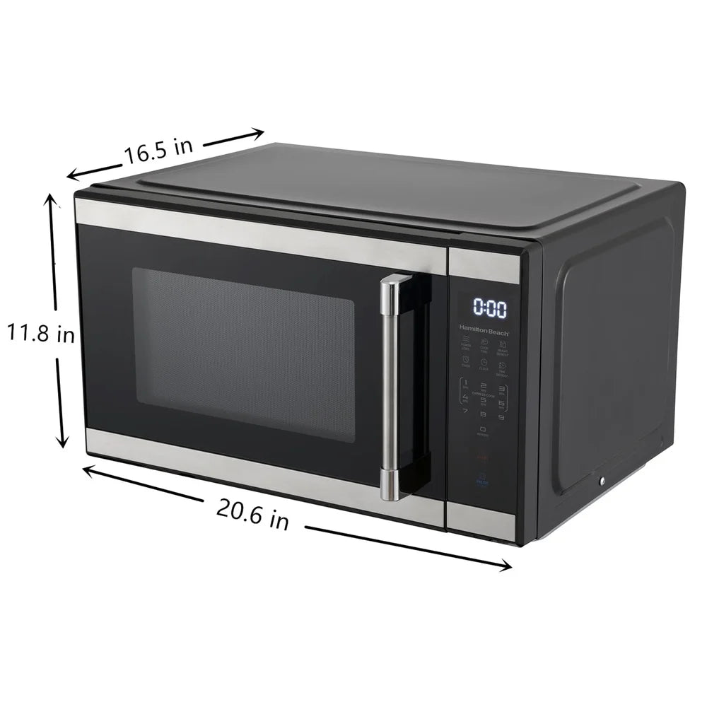 1000W Countertop Microwave With Touchpad And Sensor Cooking