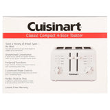 Compact Toaster With High Lift Dual Control Bagel Settings