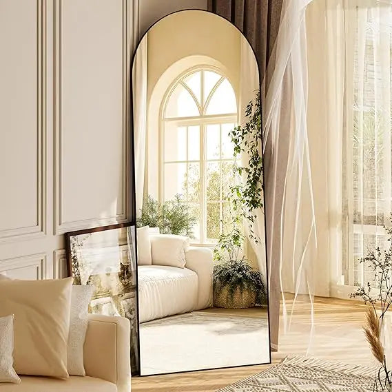 Suita Arch Top Rectangular Wall Mirror With Tempered Glass