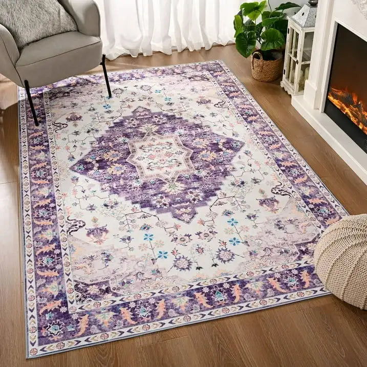 Soft Boho Rug For Living Room And Bedroom Persian Vintage
