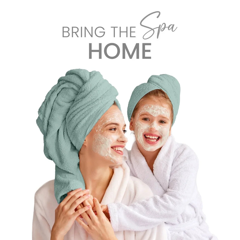 Luxury 100 Percent Cotton Towel Set Absorbent Quick Dry