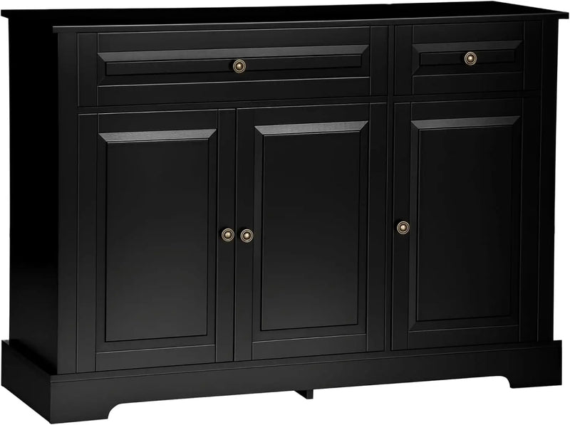 Contemporary sideboard buffet cabinet for dining room storage