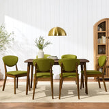 Mid Century Modern Upholstered Dining Chairs Set Of 2