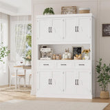 Pantry cabinet with shelves