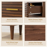 Premium Night Stand With USB Charging Station Set Of Two