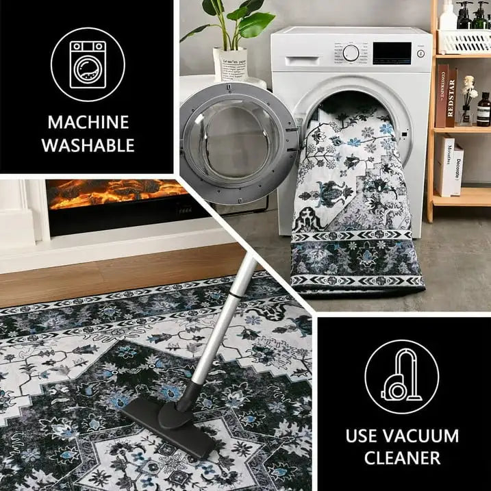 Soft Boho Rug For Living Room And Bedroom Persian Vintage