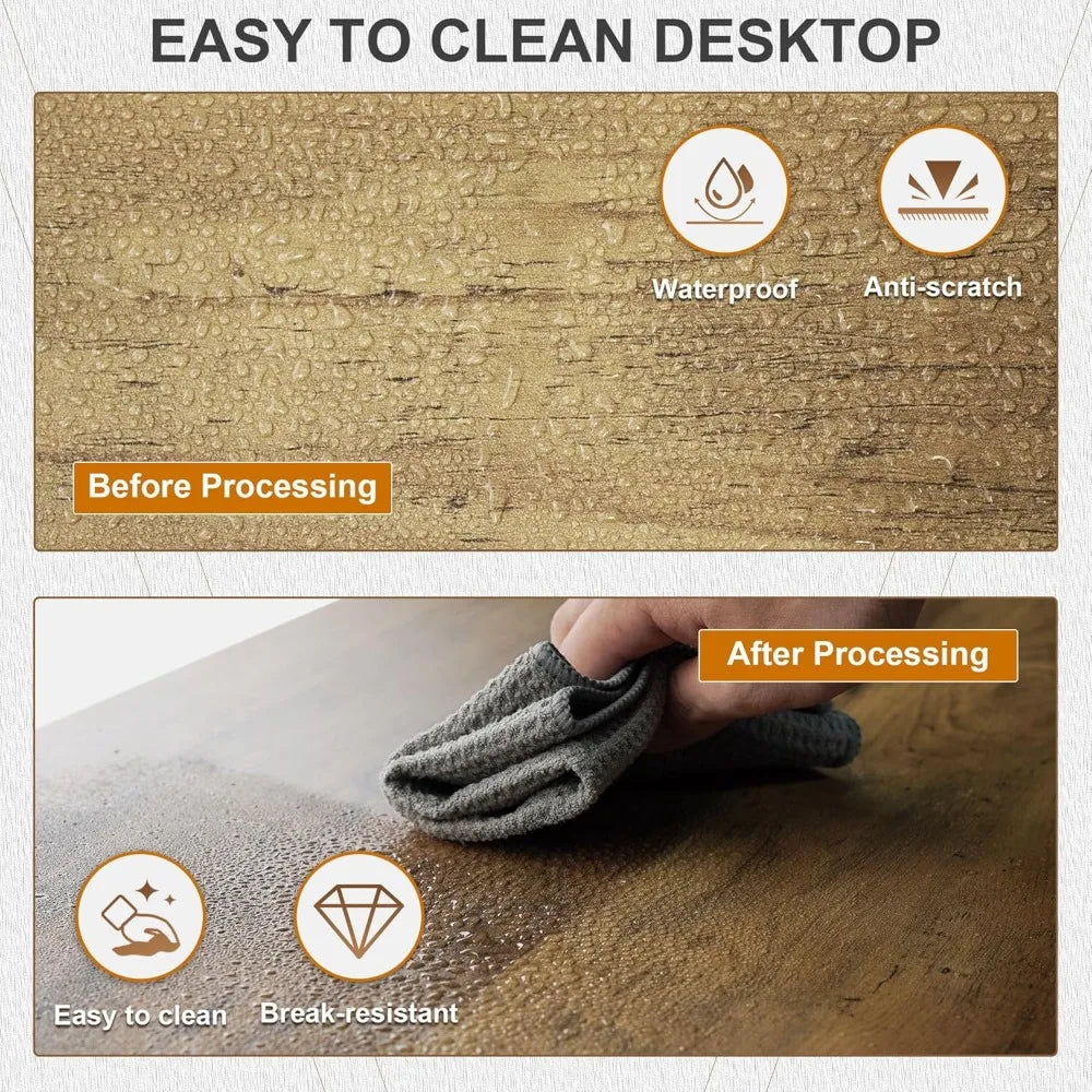 Rustic Farmhouse Coffee Table With Storage Shelf Living Room