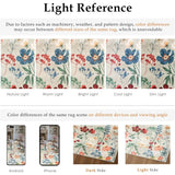 Floral Bohemian Area Rug Washable Non Slip Low Pile Carpet