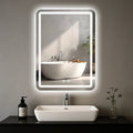 LED Backlit Vanity Mirror With Fogless Demister Wall Mount