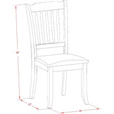 Linen Upholstered Wooden Kitchen Dining Chairs Collection