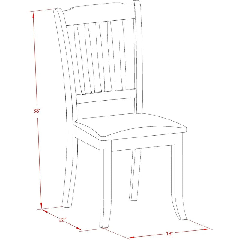 Linen Upholstered Wooden Kitchen Dining Chairs Collection