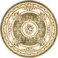 Lyndhurst Collection Area Rug Medallion Design Non Shedding