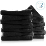 Luxury Cotton Bath Towels Set 12 Ultra Soft Quick Dry