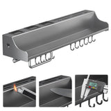 Hanging Metal Kitchen Storage Rack With Hooks For Spices