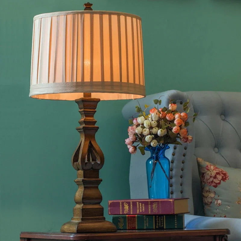 American Vintage Retro Floor Lamp with Remote Control